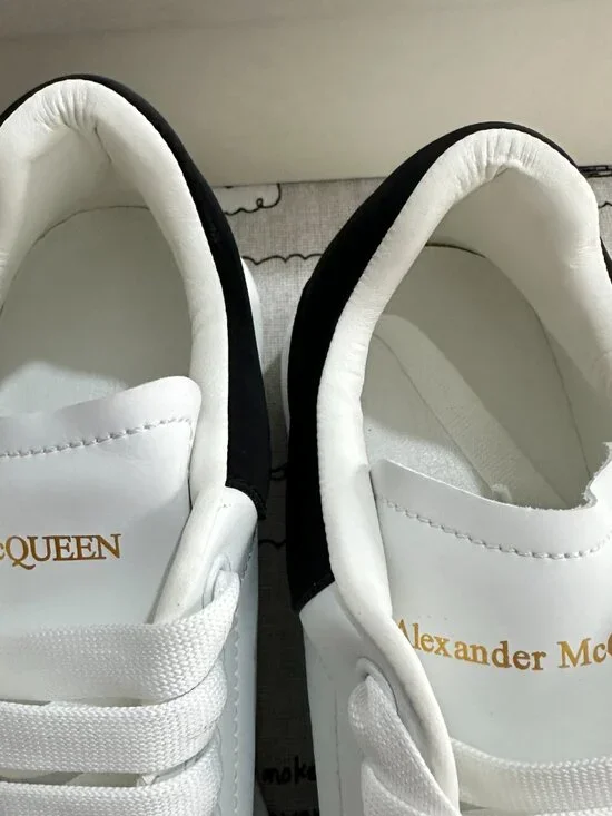 Alexander McQueen Classic Platform White Sneakers - Picture 6 of 12